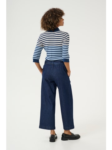 CULTURE Casual Hose CUbink Loose fit in Dark Blue Wash
