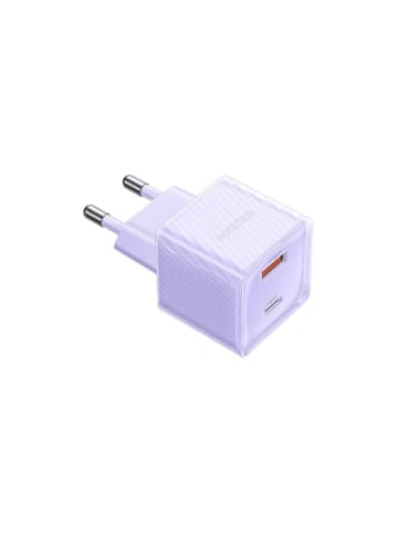 Wisam® 33W Netzladegerät 1x USB 1x USB-C Schnell-Ladegerät lila