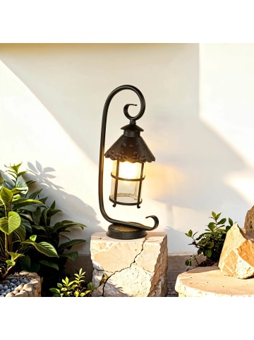 Licht-Erlebnisse Wegeleuchte (B)26 x (L)18.6 x (H)54 cm in SchwarzSchwarz