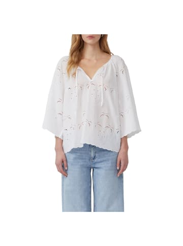 Q/S designed by Langarmbluse in Weiß