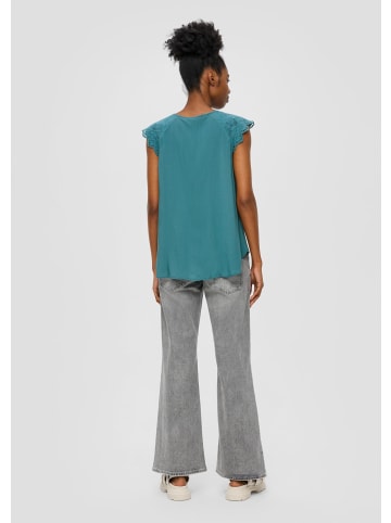 QS Bluse in 6737_petrol