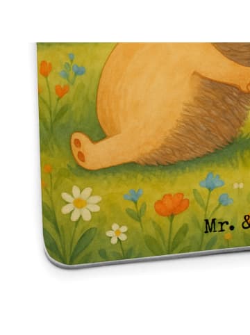 Mr. & Mrs. Panda Flaschenuntersetzer Igel händchenhaltend Design... in Weiß