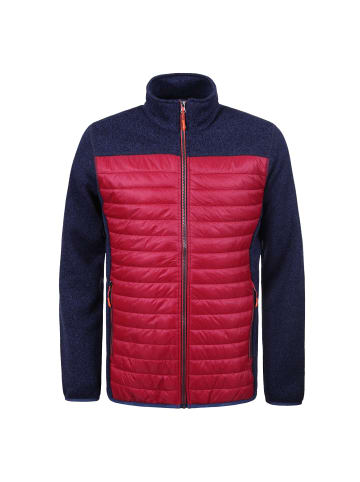 Icepeak Strickfleecejacke Hybrid Larue in Rot