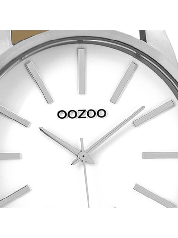 Oozoo Analog-Armbanduhr Oozoo Timepieces braun extra groß (ca. 50mm)