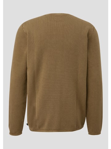 QS Strickpullover in 8482_sandstein