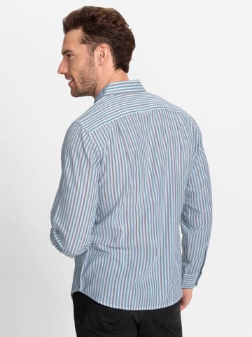 WITT WEIDEN Langarm-Hemd in weiß-gestreift