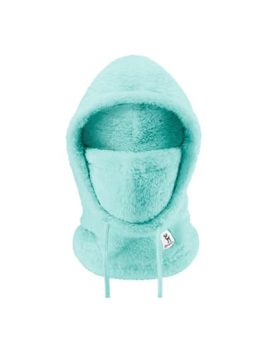 COFI 1453 Ski-Sturmhaube aus weichem Doppelfleece-Material in Minze