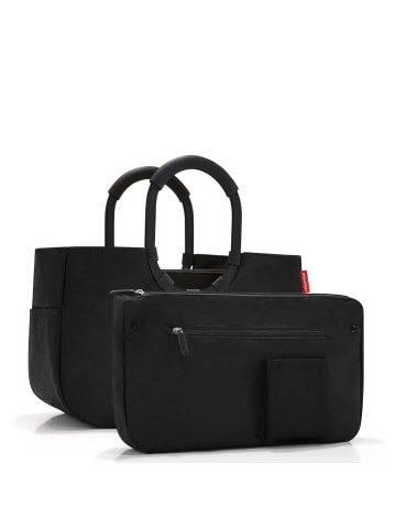 Reisenthel loopshopper M / Shopper 40 cm (frame raffia black) in frame black/black