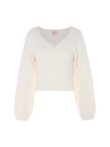 faina Sweater in Wollweiss