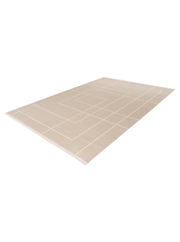 Kayoom Kayoom Neu 2026 Wohnzimmer Kurzflor Teppich Certain 125 beige in beige