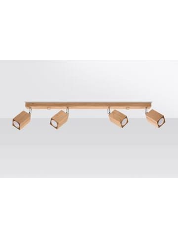 Nice Lamps Deckenleuchte SONA 4 Eiche holz (L)80cm (B)5cm (H)20cm