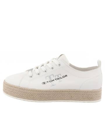 Tom Tailor sportlicher Schnürer  in Weiß
