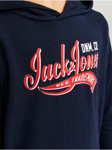 JACK & JONES Junior Kapuzen-Sweatshirt in navy blazer