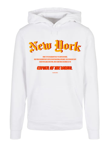 F4NT4STIC Basic Hoodie New York HOODIE in weiß