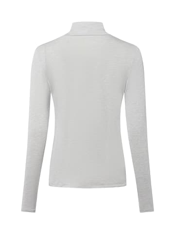 comma Langarmshirt in hellgrau