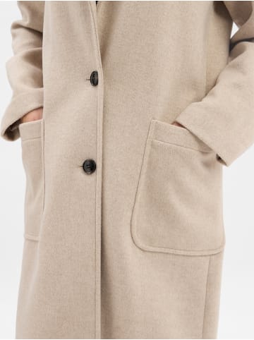 Marie Lund Mantel Alessa in beige - 0002