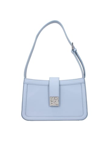 Karl Lagerfeld Hellblau Leder Schulter Tasche