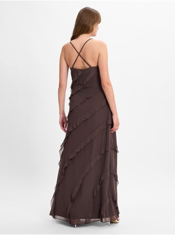 Marie Lund Abendkleid in schoko - 0004