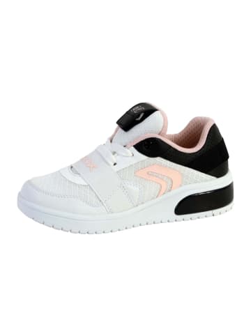 Geox Sneaker J Xled G. A – MESH+TUMBL.SYN Weiß