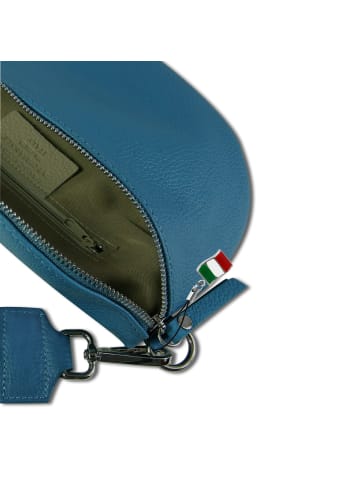 Florence Florence Gürteltasche Leder blau, mehrfarbig ca. 25cm breit