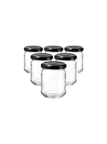 Ritzenhoff & Breker 6er Set Einmachgläser Kitchen Love 200 ml in transparent