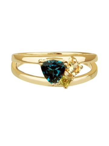 Carolin Stone 925/- Sterling Silber in gelb