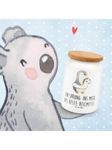 Mr. & Mrs. Panda Dose Sommermeerheilkraft mit Spruch in Weiß