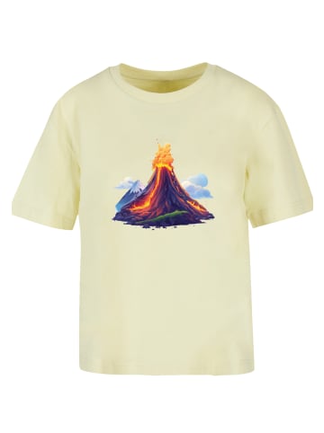 F4NT4STIC Tee Vulkanausbruch in softyellow
