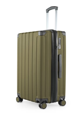 Hauptstadtkoffer Q-Damm - Mittelgroßer Hartschalenkoffer Trolley TSA, 68cm, 4 Rollen, 89 L in Avocado