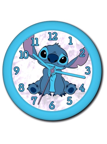 COFI 1453 Lilo & Stitch Wanduhr Ø 25 cm in Blau