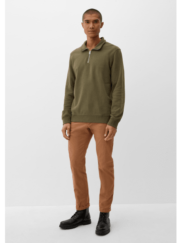 s.Oliver Sweatshirt langarm in Olive