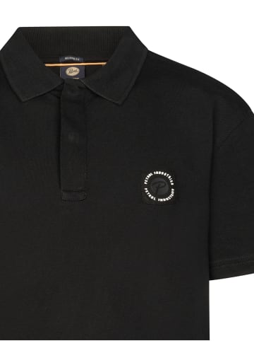Petrol Industries Piqué-Poloshirt Cataviña in Schwarz
