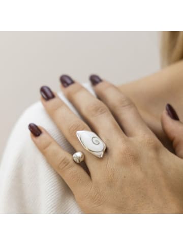 Zeeme Ring für Damen in silber