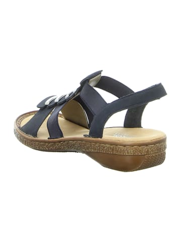 rieker Komfort Sandalen in Blau