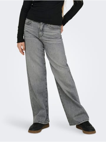 KIDS ONLY Jeans mit weitem Bein in Medium Grey Denim