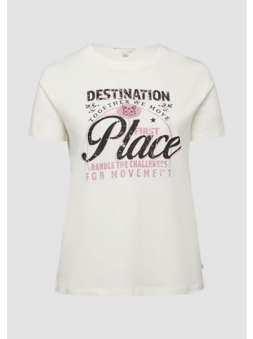 QS T-Shirt in 03D0_wollweiß