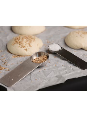 Zone Denmark Messlöffel Set Singles in Stahl