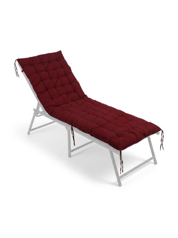 relaxdays Bankauflage in Rot - 190 x 70 cm