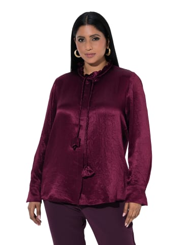 Ulla Popken Bluse in dunkle pflaume