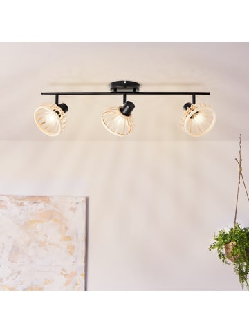 Brilliant Spotrohr, 3-flammig Norah 22x71x15 cm in schwarz/natur