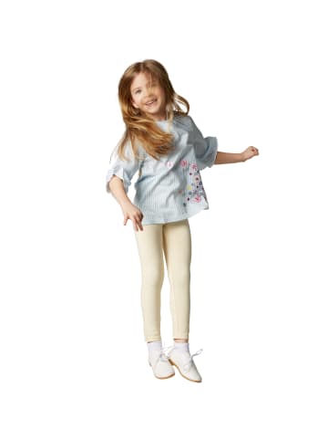 tectake Einfarbige Leggings für Kinder, creme
