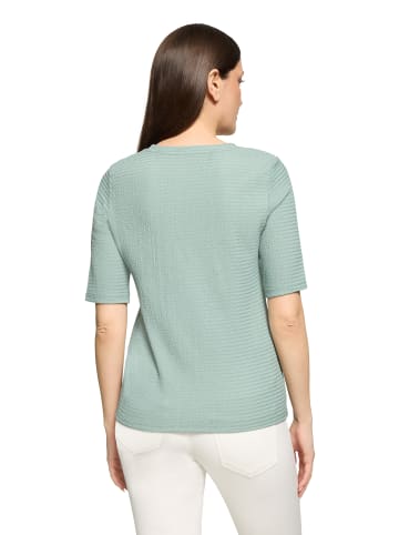 Betty Barclay Strukturshirt mit Rundhalsausschnitt in Chinois Green