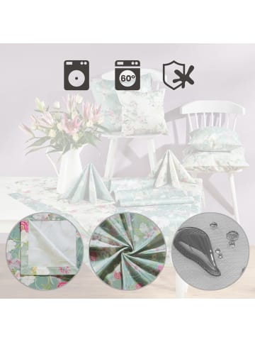 Erwin Müller Baumwollmischung Mitteldecke in dunkelgrün