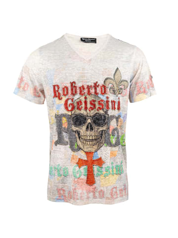 Roberto Geissini Skull Summer T-Shirt XL