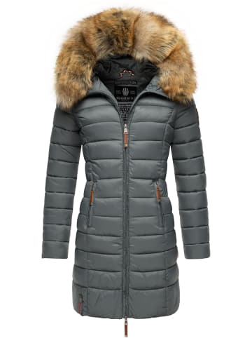 Marikoo Steppmantel Rose-Stepp in Stormy Blue