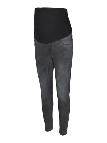 mama licious Umstandsjeans mit Skinny Fit in Medium Grey Denim