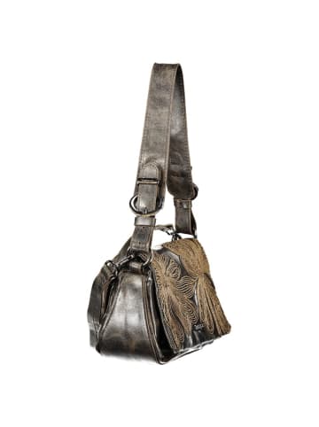 Desigual Braun Damen mit Embroidery und Magnet Closure Tasche aus Polyurethan