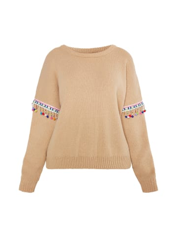 IZIA Damen Pullover in Beige