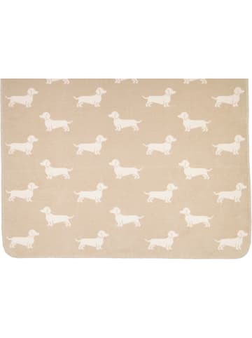 Cawö Cawö Wohndecken WE LOVE DOGS 62460 natur/beige - 33 in natur/beige - 33