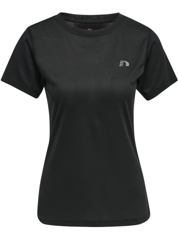 Newline T-Shirt "Women Statement T-Shirt S/S" in Schwarz